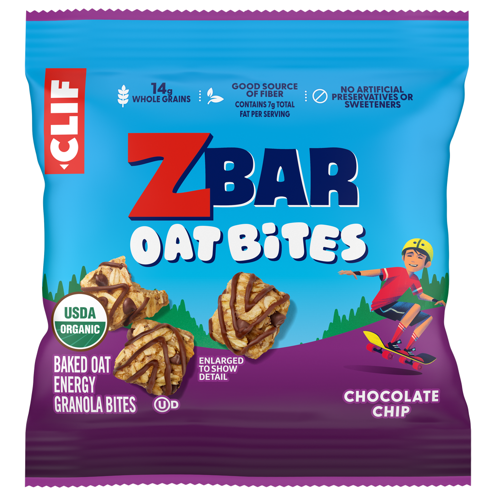 Zbar Oat Bites Chocolate Chip Baked Oat Energy Granola Bites